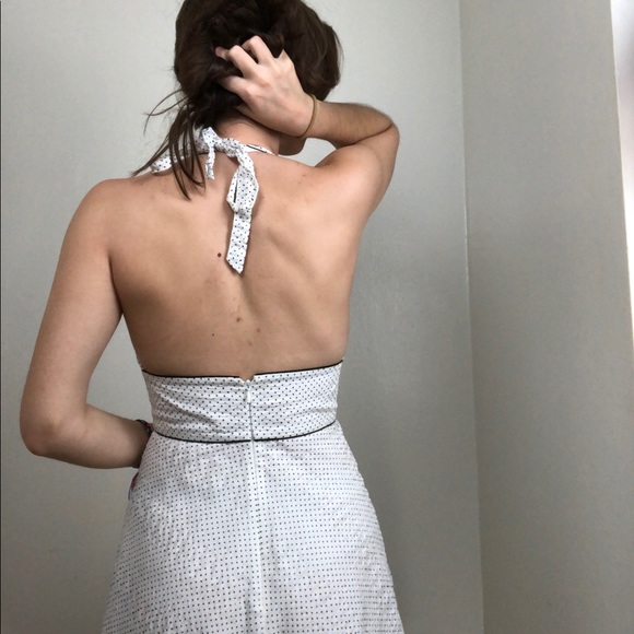 RETRO POLKA DOT DRESS - Picture 4 of 5